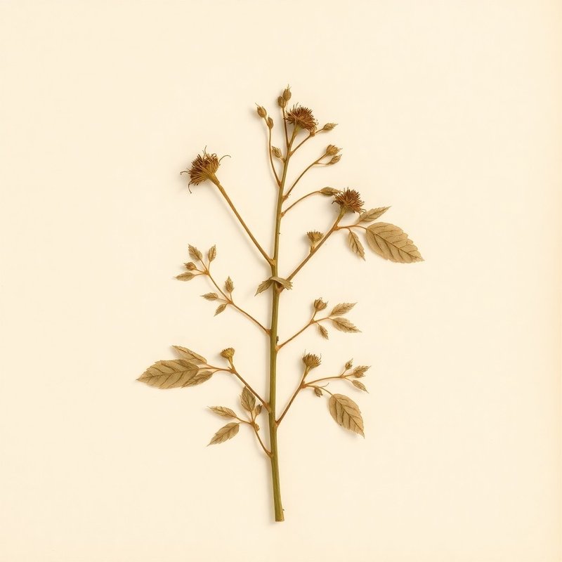 Solanum lyratum (Solanum lyratum) — botanical photograph