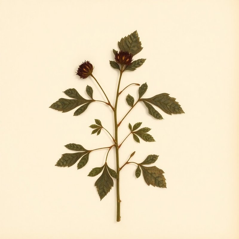 Solanum nigrum (Solanum nigrum) — botanical photograph