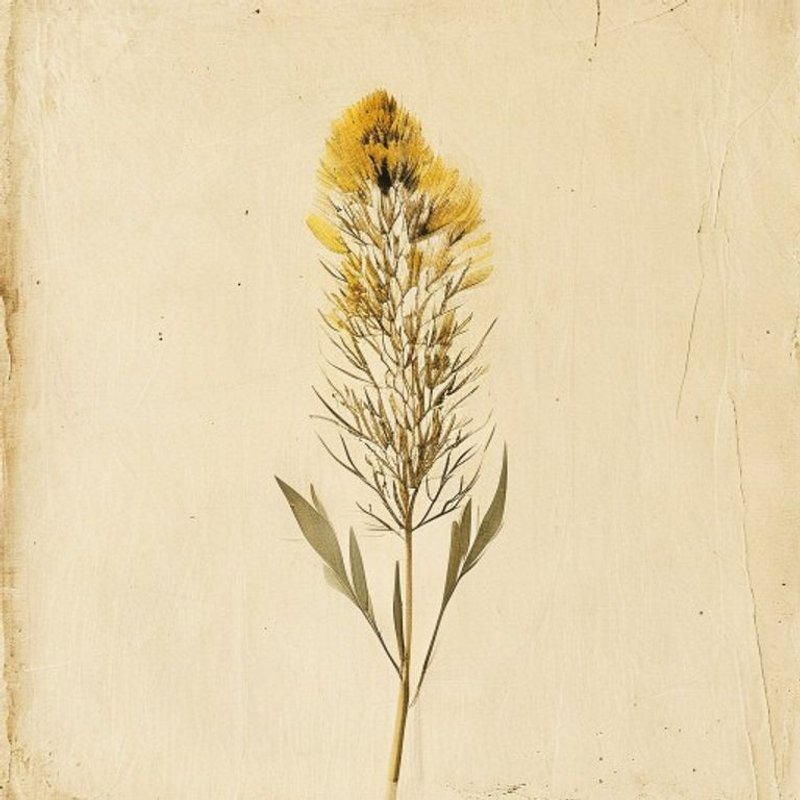 Solidago radiata (Solidago radiata) — botanical photograph