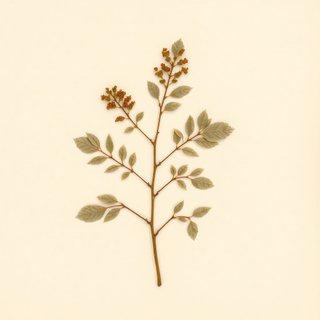 Sorbus alnifolia (Sorbus alnifolia) — botanical photograph