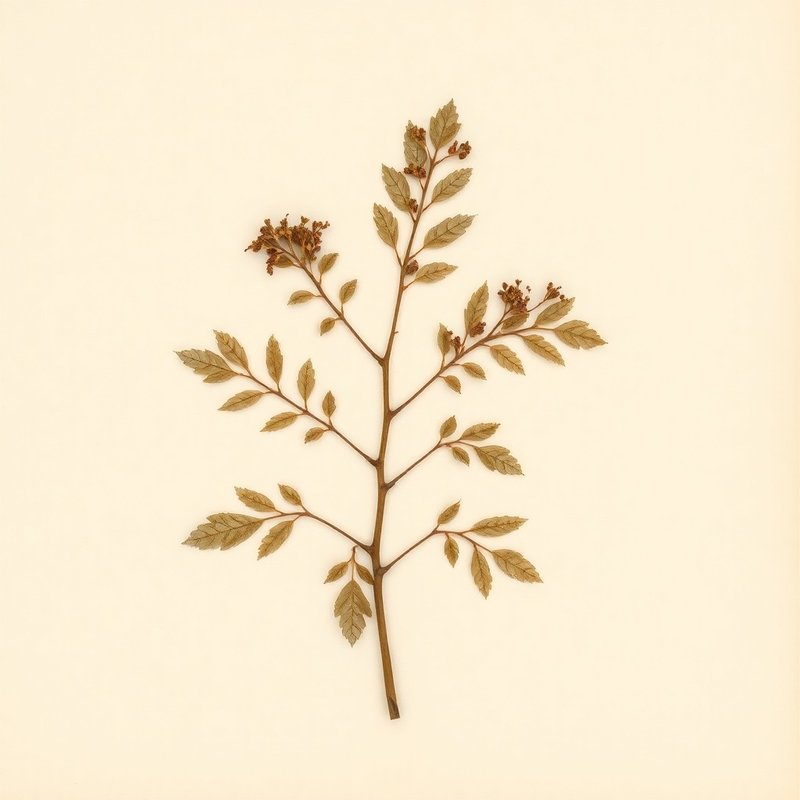 Sorbus japonica (Sorbus japonica) — botanical photograph