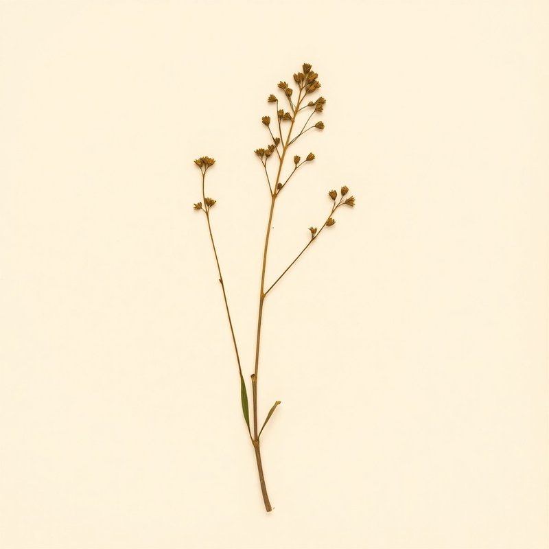 Spartium junceum (Spanish broom) — botanical photograph