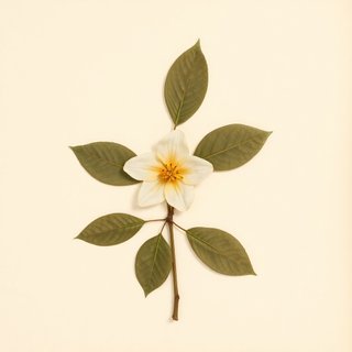 Stewartia pseudocamellia (Japanese Stewartia) — botanical photograph