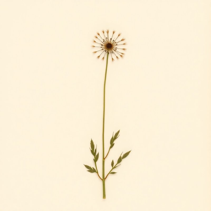 Taraxacum japonicum (Taraxacum japonicum) — botanical photograph
