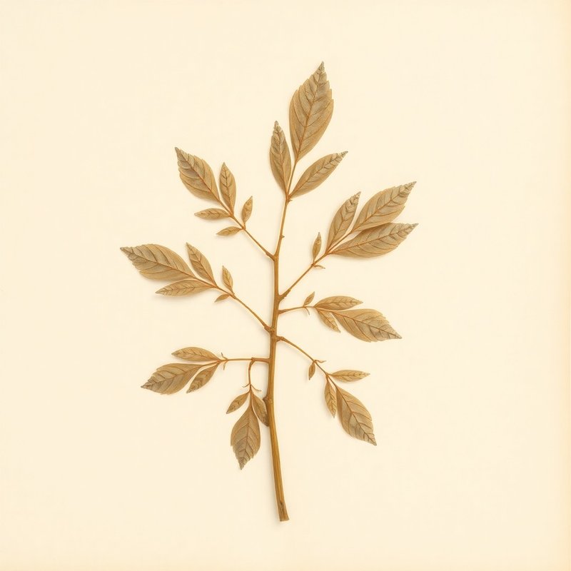 Terminalia catappa (Terminalia catappa) — botanical photograph