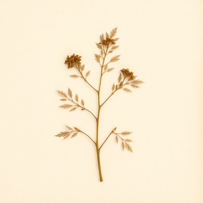 Terminalia chebula (Terminalia chebula) — botanical photograph