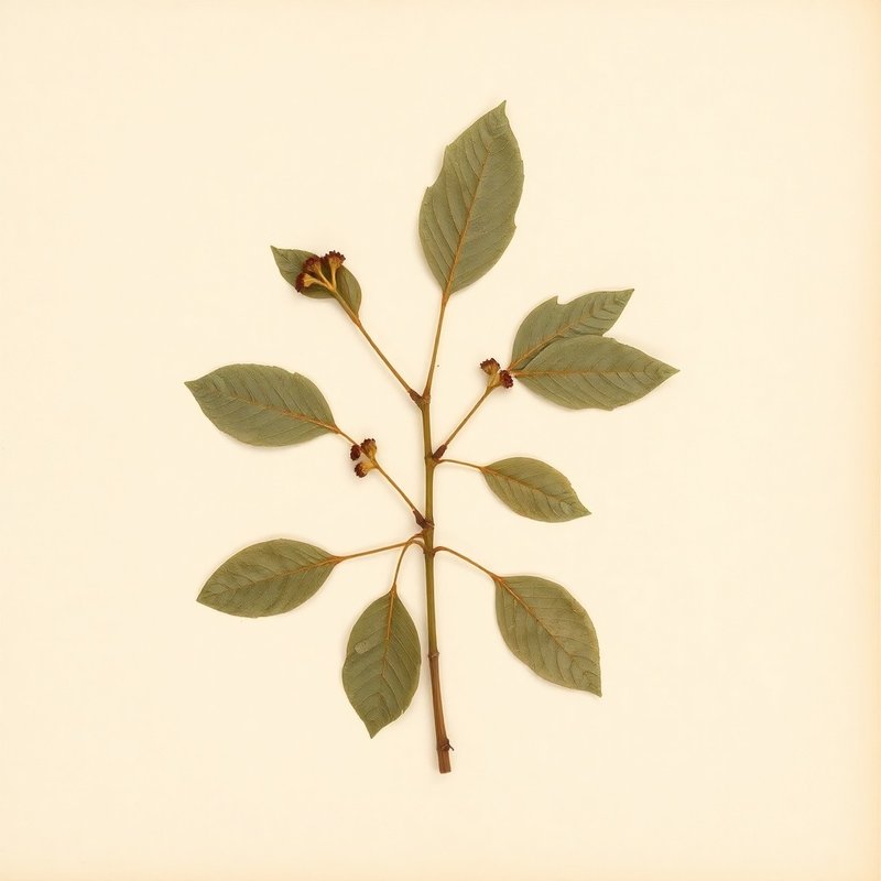 Terminalia ferdinandiana (Billy Goat Plum) — botanical photograph