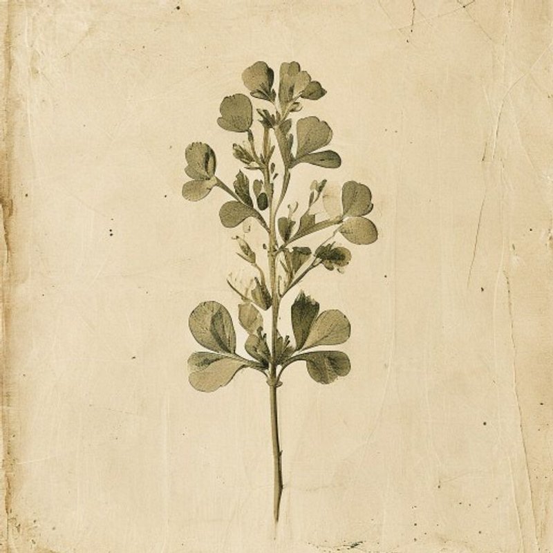 Trifolium hybridum (Trifolium hybridum) — botanical photograph