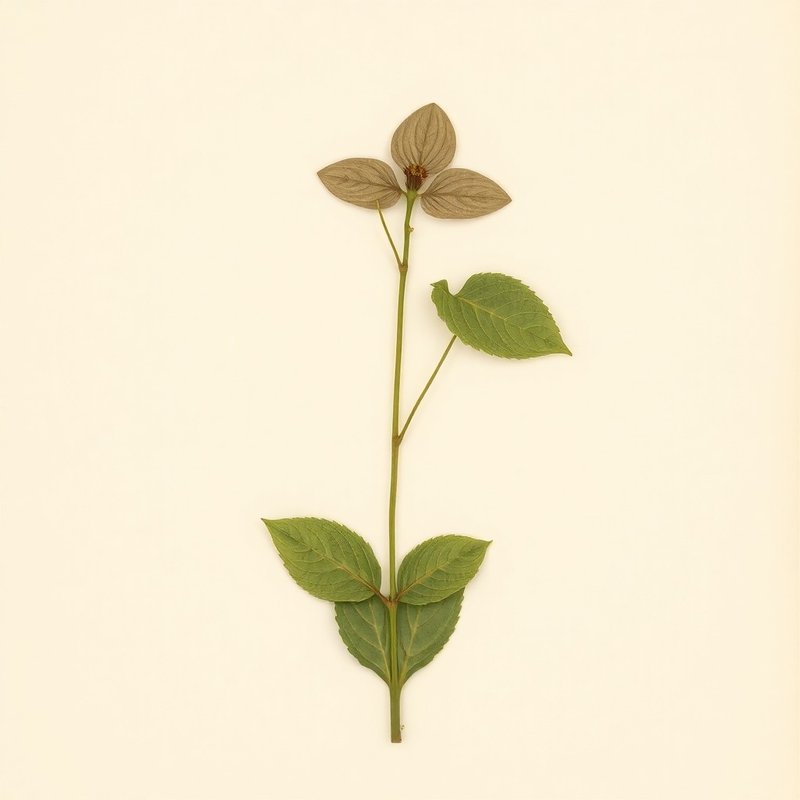 Trillium sessile (Toadshade) — botanical photograph