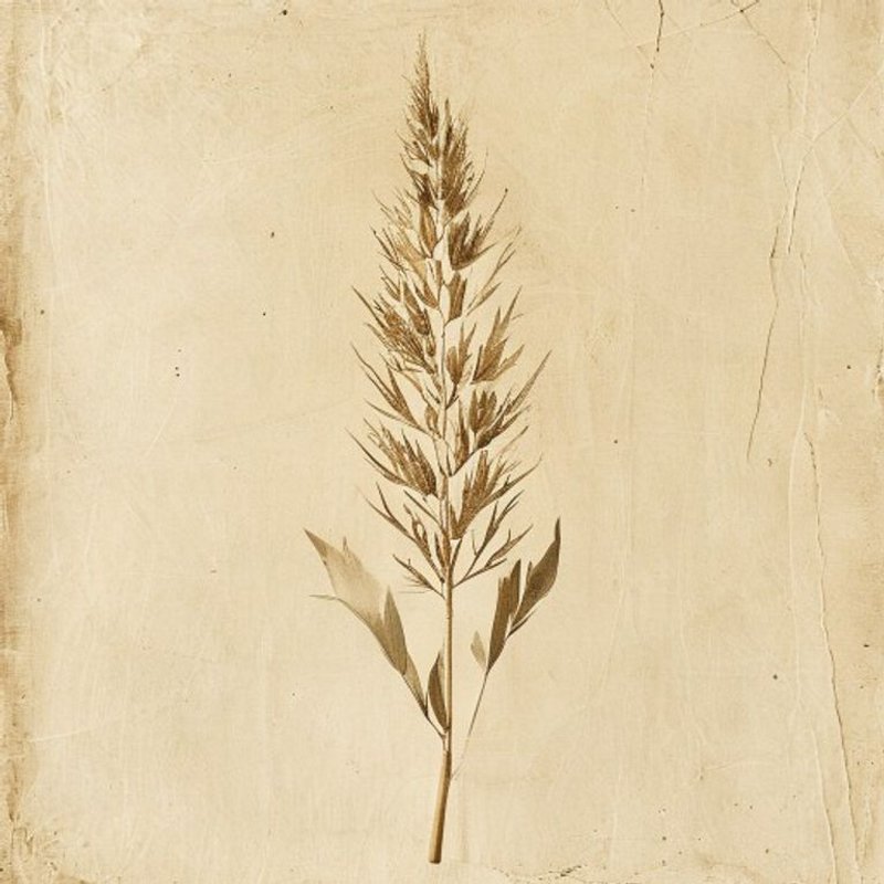 Triticum aestivum (Triticum aestivum) — botanical photograph