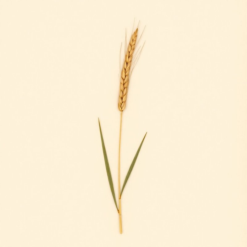 Triticum monococcum aegilopoides (Wild Einkorn) — botanical photograph