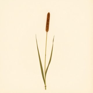 Typha domingensis (Southern Cattail) — botanical photograph