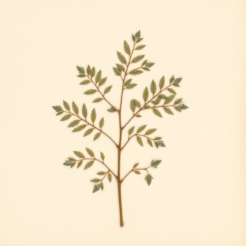 Ulmus procera (English Elm) — botanical photograph