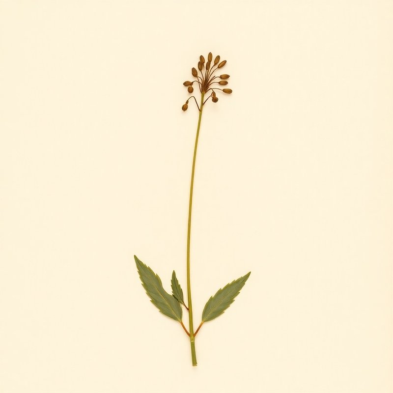 Uvularia sessilifolia (Bellwort) — botanical photograph