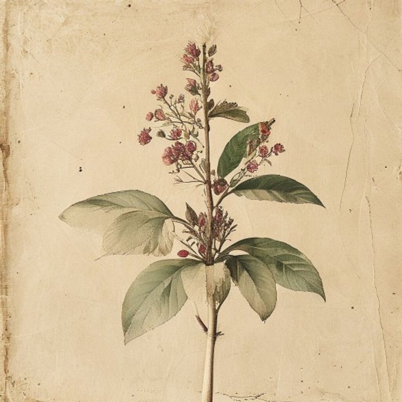 Vaccinium arboreum (Farkleberry) — botanical photograph