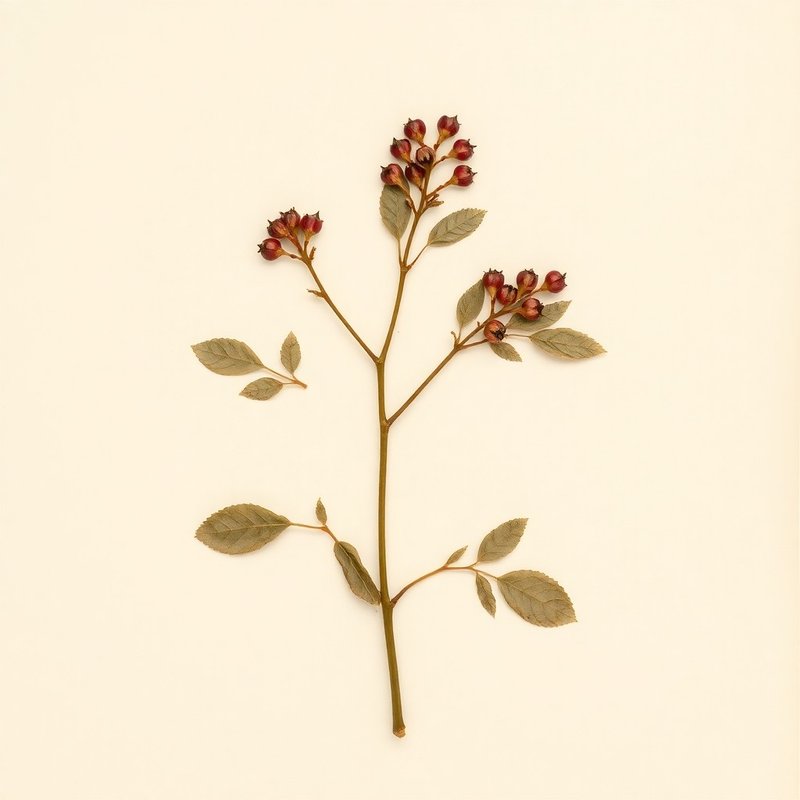 Vaccinium arctostaphylos (Caucasian Whortleberry) — botanical photograph
