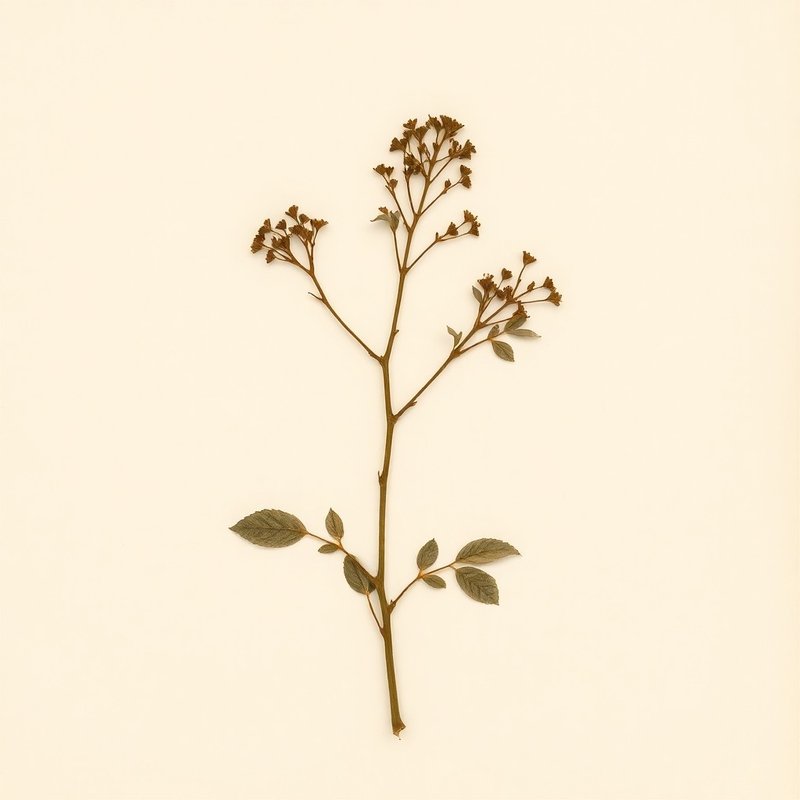 Viburnum farreri (Culver's root) — botanical photograph