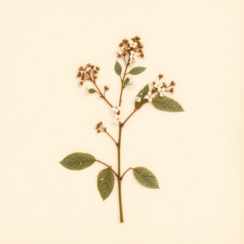 Viburnum odoratissimum (Sweet Viburnum) — botanical photograph