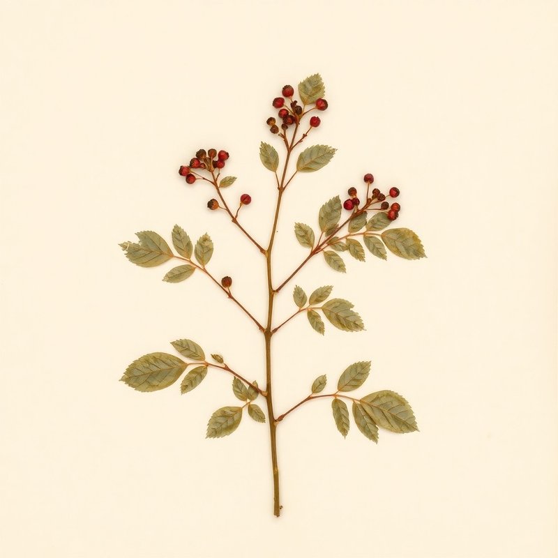 Viburnum trilobum (Highbush - Cranberry) — botanical photograph