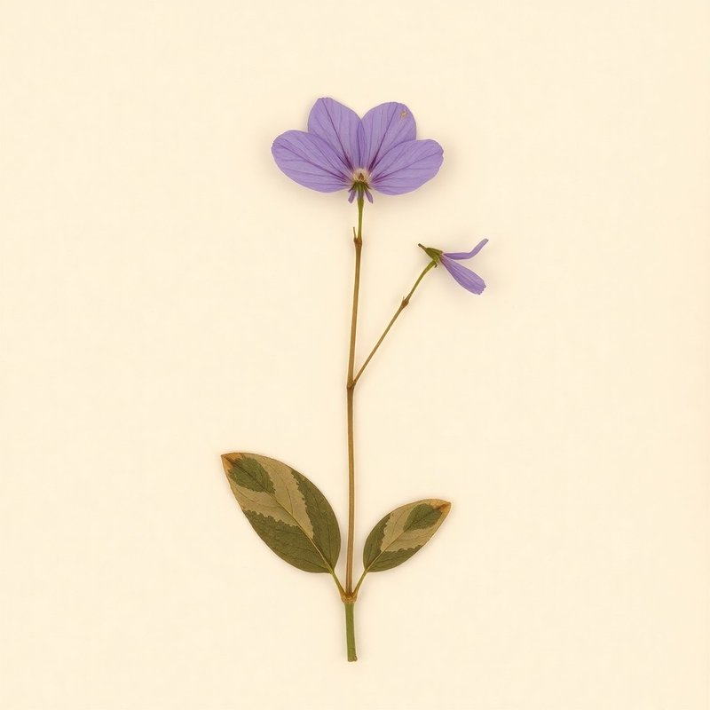 Viola glabella (Stream Violet) — botanical photograph