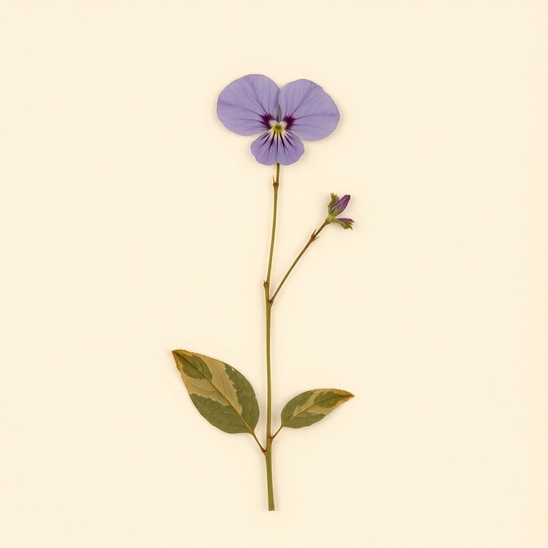 Viola grypoceras (Viola grypoceras) — botanical photograph