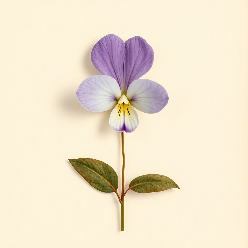 Viola mirabilis (wonder violet) — botanical photograph