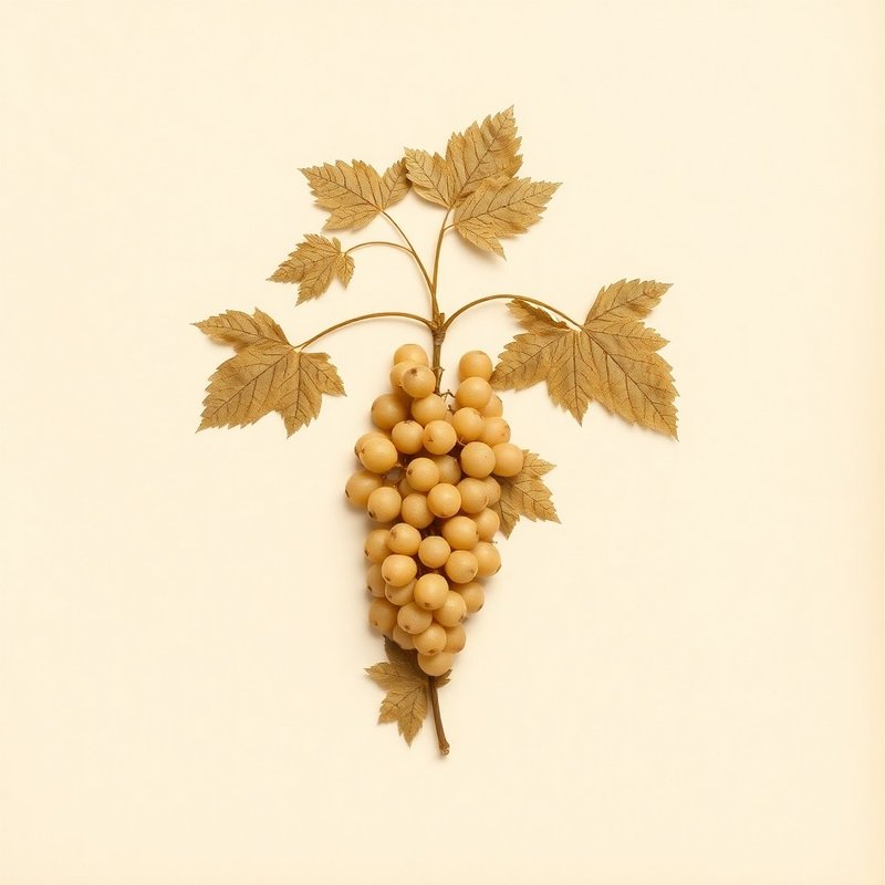 Vitis aestivalis argentifolia (Summer Grape) — botanical photograph