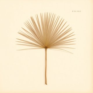 Washingtonia filifera (Desert Fan Palm) — botanical photograph