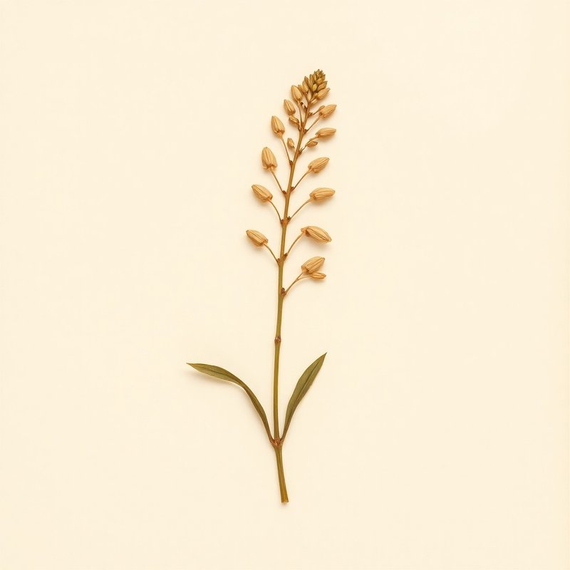 Zingiber officinale (Common Ginger) — botanical photograph