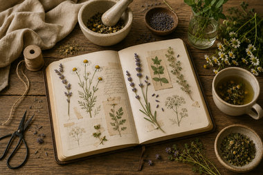 open notebook · blend formula · drawn by hand