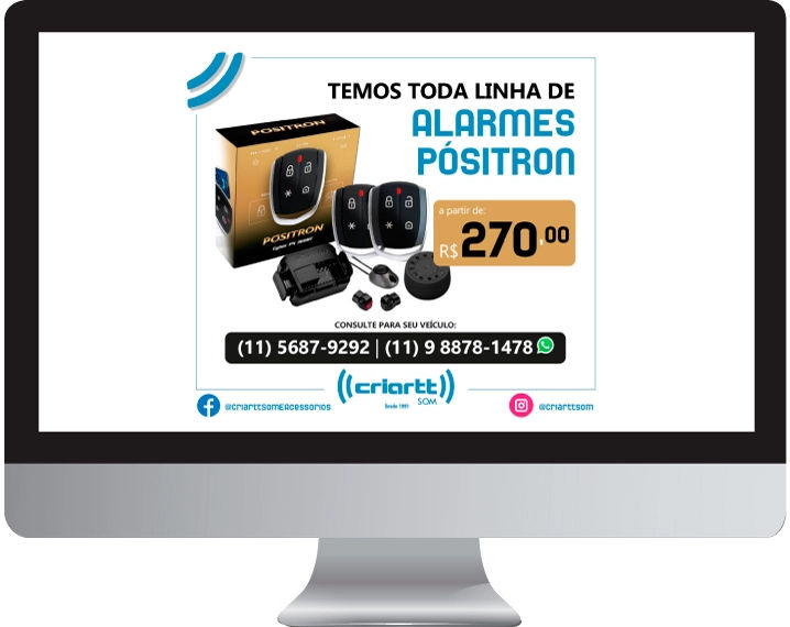 Imagem da página do facebook da criartt som