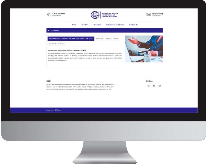 Imagem da página de pesquisa do site iigsi