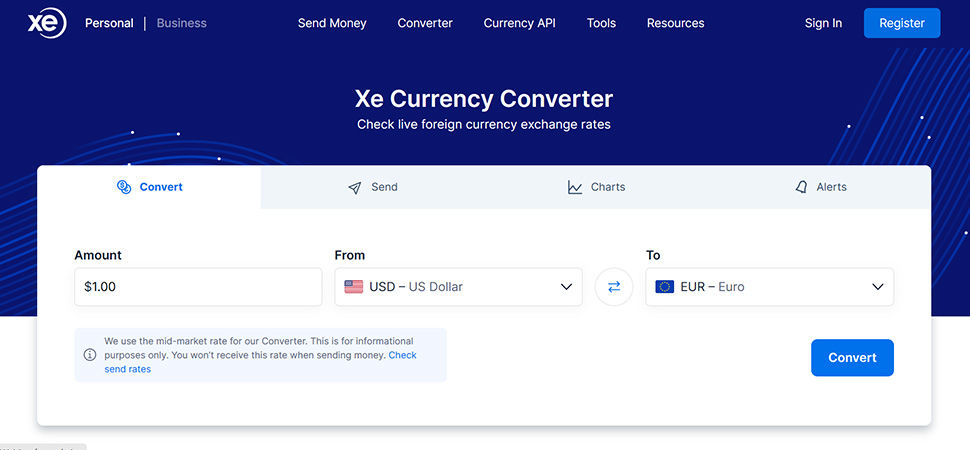 Xe Currency Converter