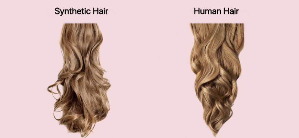 Difference between Human Hair Extensions and Synthetic Hair Extensions