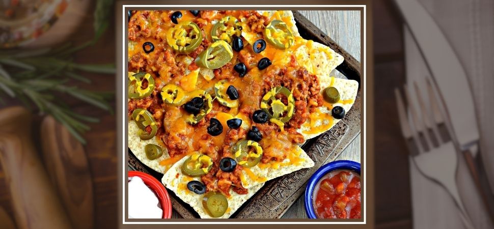 Sheet Pan Ground Beef Nachos