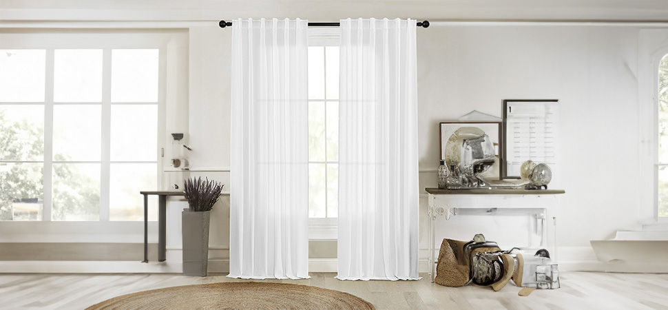 The Modern Flair of Sheer White Curtains