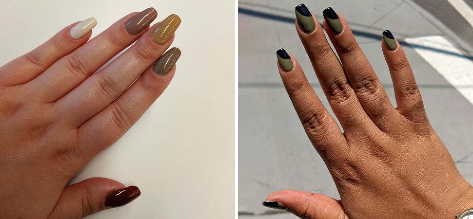 Earth Tone Nails