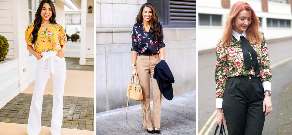 Wear an Office-Ready Floral