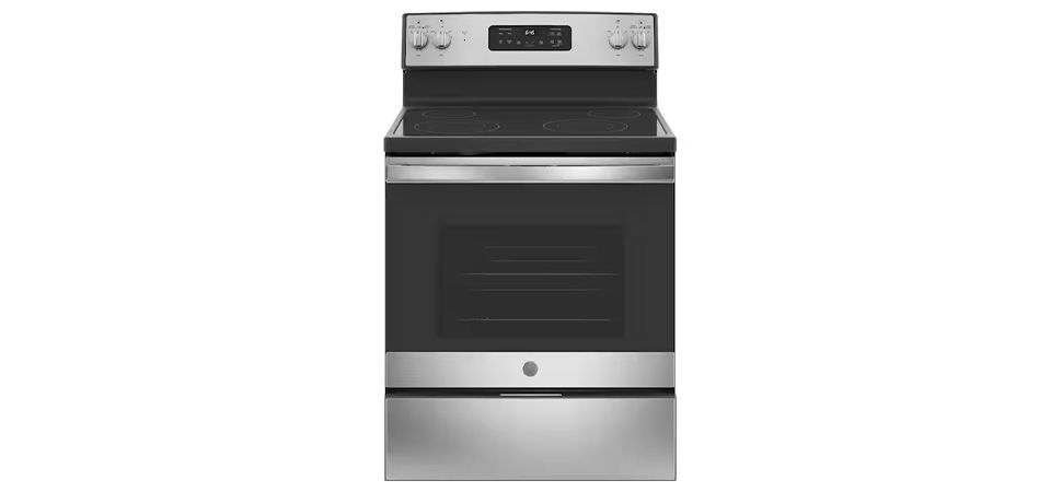 Freestanding Electric Range in Stainless Steel