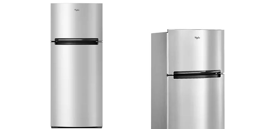 Top Freezer Refrigerator in Stainless Steel 