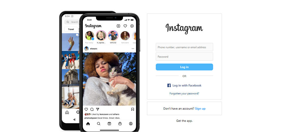 Log in to your Instagram account from your computer;