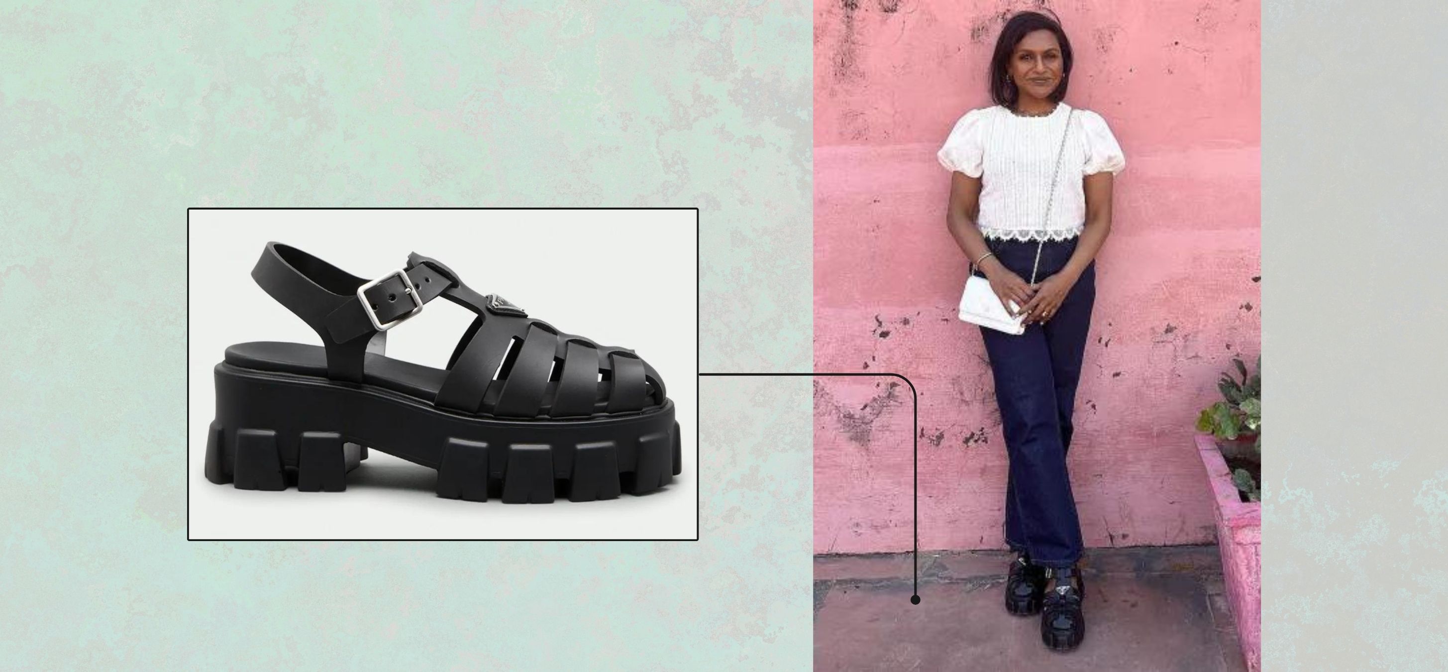 Prada Rubber Fisherman Sandals