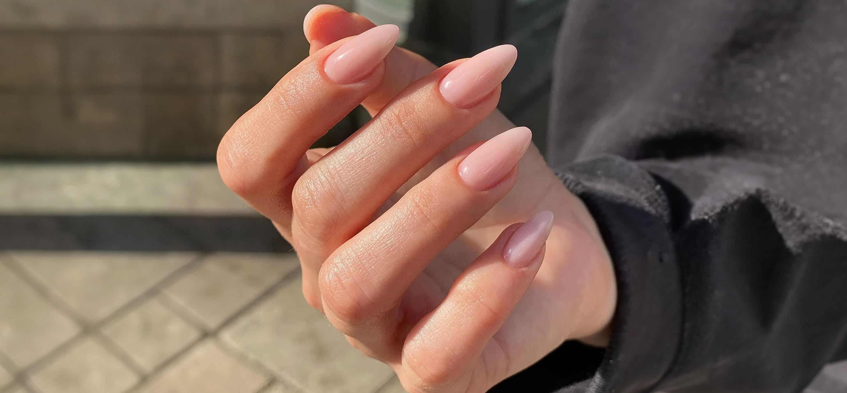 Pinky Almond Nails