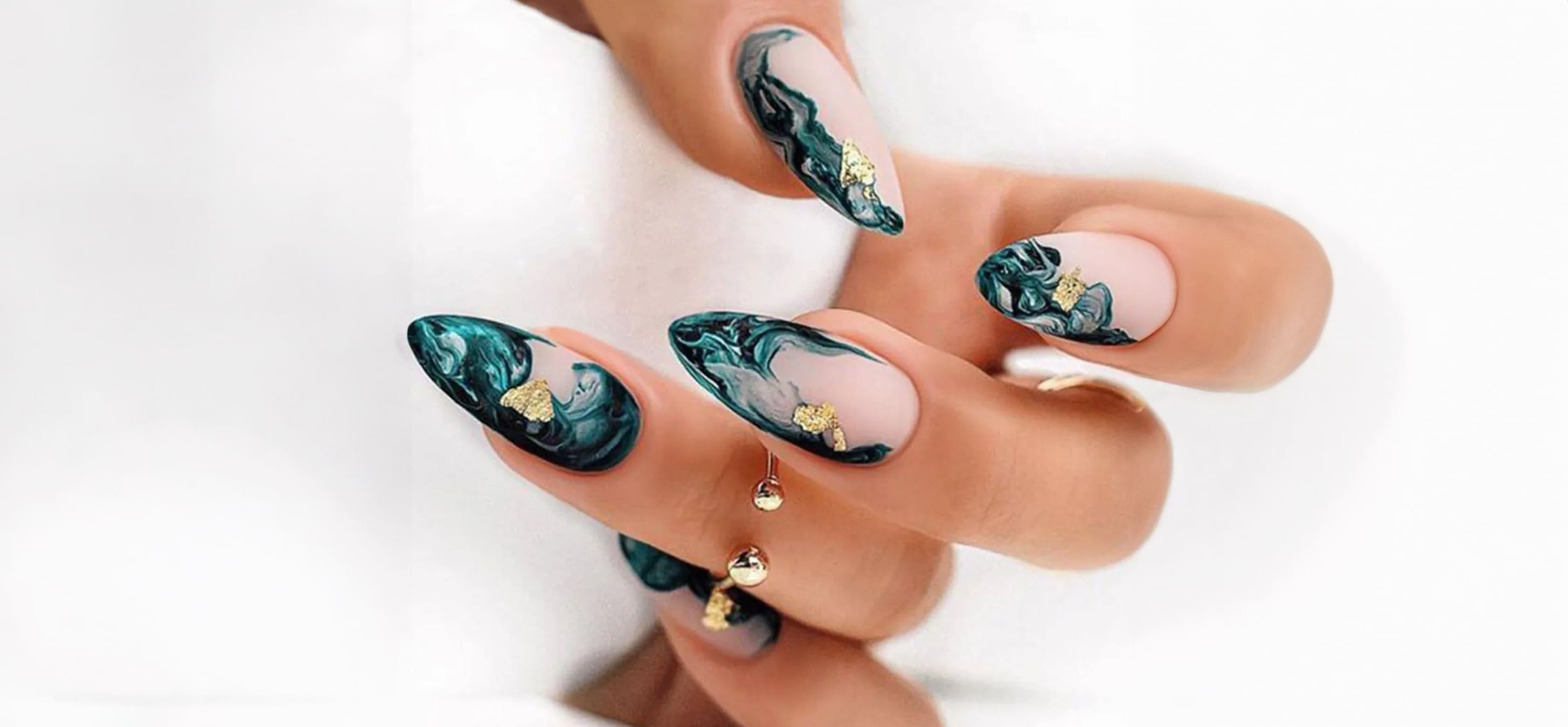 Turquoise with Gold Accents