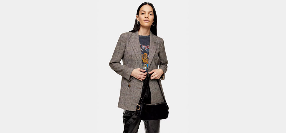 Oversized T-shirt with Blazer