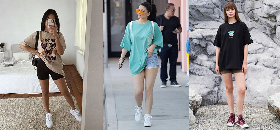 oversized T-shirt with Shorts