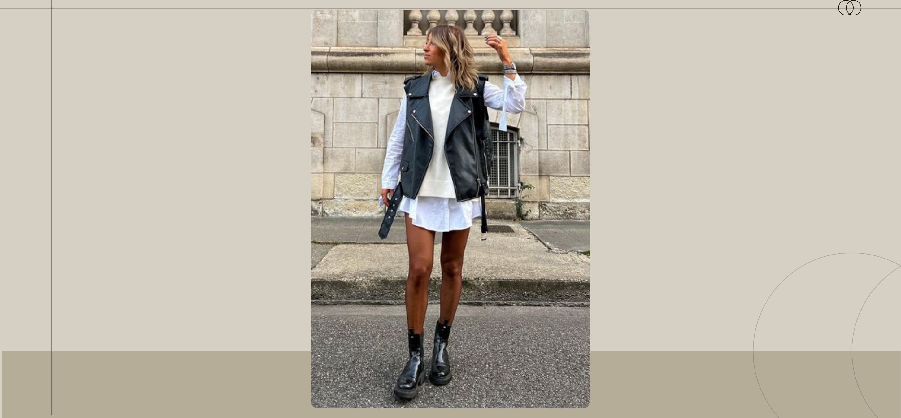 With a Gilet