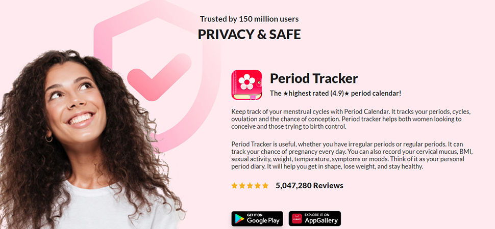 period tracker app image