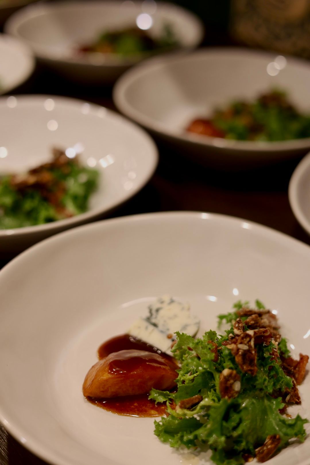 Seasonal composed tasting dish