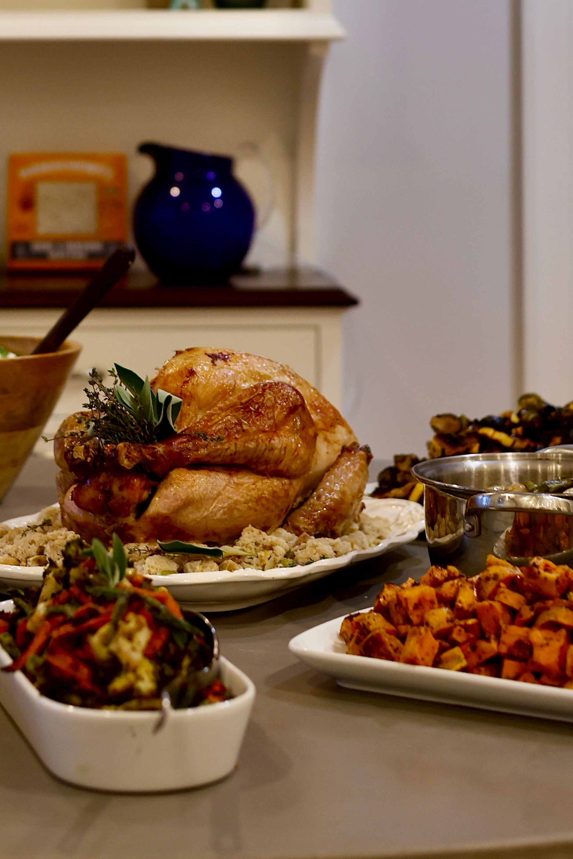 Thanksgiving turkey roasted by private chef